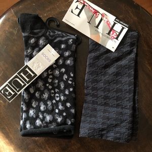 2 Pair HUE Socks